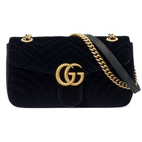 gucci velvet top|black gucci velvet bag.